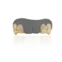 Four Tooth Solid Dental Gold Grillz