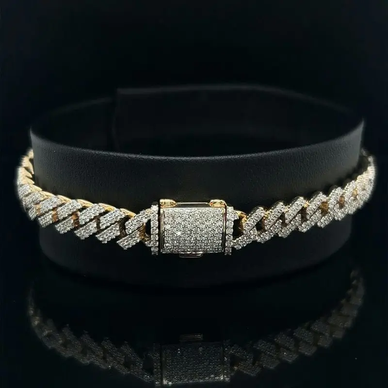 Iced Out 7.5mm Cuban Bracelet