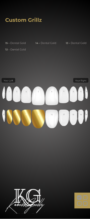 6-Tooth Silver Grillz - Iced Out (Diamond Cut)